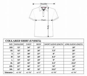 Size Chart For Shirts In India