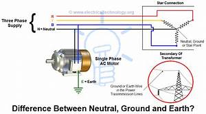 Wiring Diagrams Single Phase Electric Motor Earth Ground