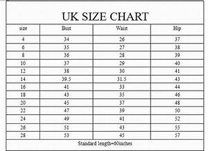 Womens Dress Size Chart Women Dresses