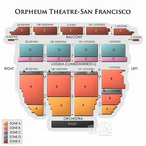 Orpheum Theatre San Francisco A Seating Guide For Hamilton And More