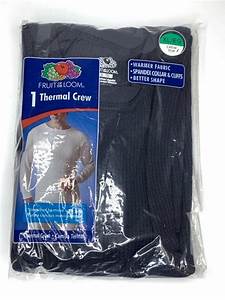0m Fol100 39 Fruit Of Loom Thermal Crew 1 60 Each 36 Pieces