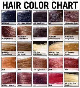 Hair Color Chart Effy Moom