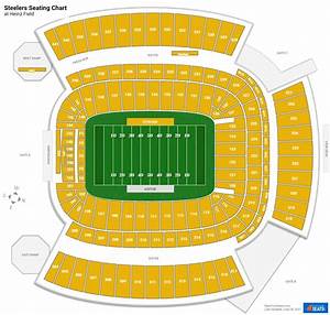 Heinz Field Seating Chart With Rows Infoupdate Org