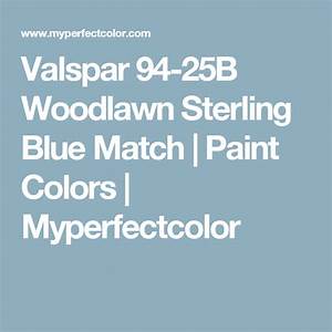 Valspar 94 25b Woodlawn Sterling Blue Precisely Matched For Paint And