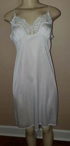 Vassarette White Full Slip Size 36 Ebay