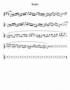 Scales Sheet Music For Mellophone Solo Musescore Com