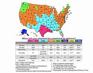 Usps Postal Zone Chart Map