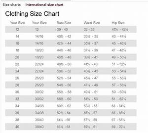  London Size Chart Clothing Size Chart Size Chart Dress Size