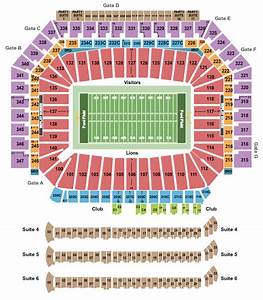 Ford Field Seating Chart Seating Maps Detroit