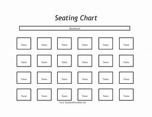 Printable Seating Chart Template