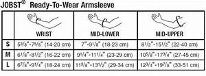 Jobst Ready To Wear Compression Arm Sleeve With Silicone Band