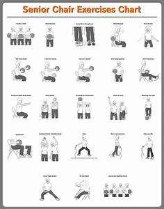 Senior Chair Exercises Printable Charts Chair Exercises Senior