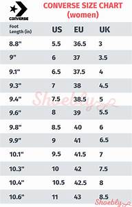 Top 101 Images Converse Comme Size Chart In Thptnganamst Edu Vn