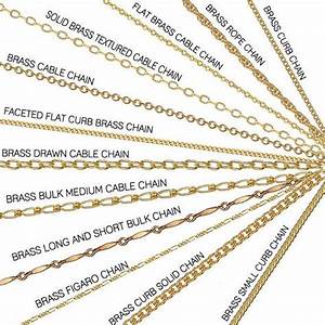 different brass chains types of jewelry chains pinterest brass