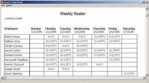 Download Annual Duty Roster Template Excel Projectmanagerclub