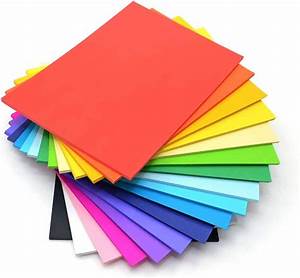 Dsr 100 Pcs Color A4 Medium Size Sheets 10 Sheets Each Color Art And