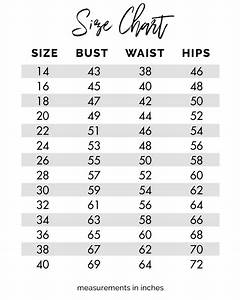 Size Chart Measuring Guide Sydney 39 S Wholesale