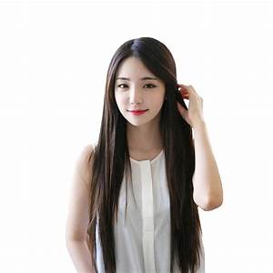 Model rambut lurus panjang artis Korea