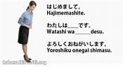Perkenalan dalam Bahasa Jepang