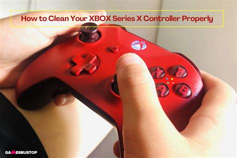 cleaning xbox series x controller