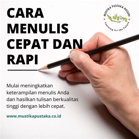 Menulis Rapi dan Tepat