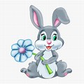 Baby Boy Bunny Easter Cartoon