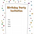 Birthday Party Invitation
