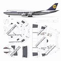 Lufthansa Papercraft