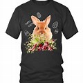 Cute Bunny with Flowers Shirts