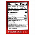 Nutrition Label