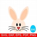 Easter Bunny Face SVG Files