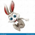 Easter Bunny Jumping