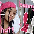 Emo Crochet Bunny Hat