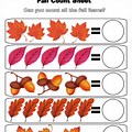 Fall Math Worksheets for Kids