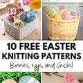 Free Knitting Patterns for Easter to Print Out