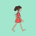 Girl Walking