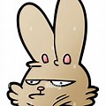 Grumpy Bunny Cartoon