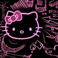 Neon Hello Kitty Wallpaper for Laptop