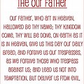 Our Father Prayer Children