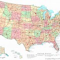 Road Map of USA