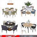 Round Table Furniture for SketchUp