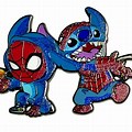 Spider Man and Stitch Mashup Art
