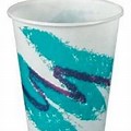Teal and Purple Paper Cups