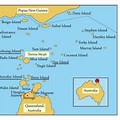 Islands Map Australia