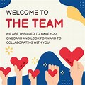 Welcome to Our Team Card