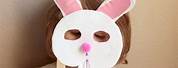 Paper Plate DIY Easter Bunny Mask