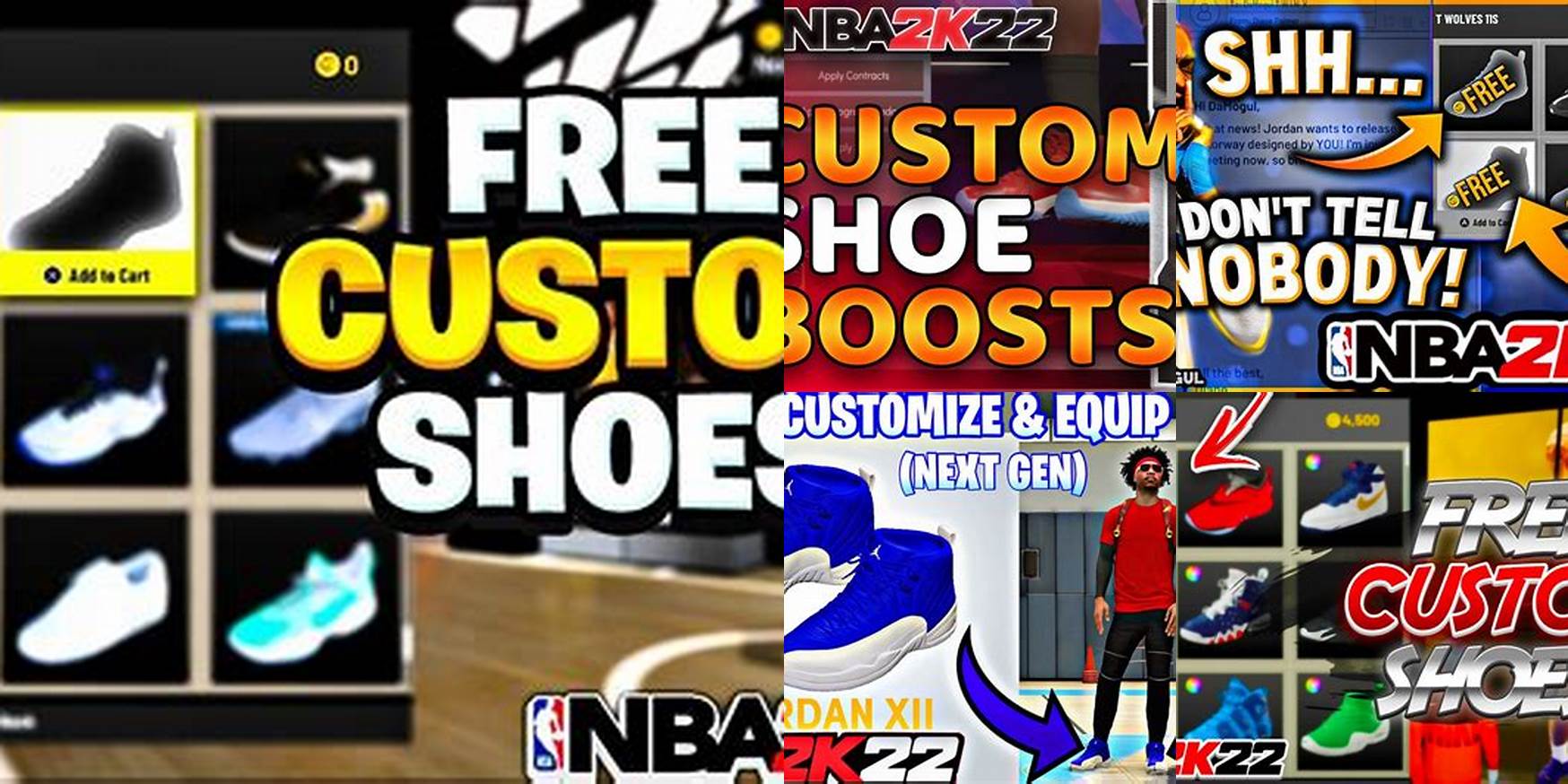 NEW* NBA 2K22 FREE UNLIMITED SHOE GLITCH! HOW TO GET FREE SHOES IN