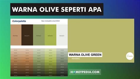 Perpaduan Warna Olive