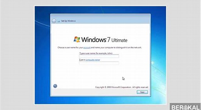 windows 7 instalasi ulang