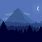 Animated Blue Mountain